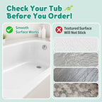 XIYUNTE Bath Mat for Tub Non Slip Bathtub Mat Non Slip 40x16 Baby Bath Mat - Image 7