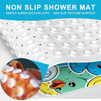 XIYUNTE Bath Mat for Tub Non Slip Bathtub Mat Non Slip 40x16 Baby Bath Mat - Image 3