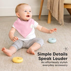 8pk Organic Baby Bandana Bibs for Drooling Teething - Image 6