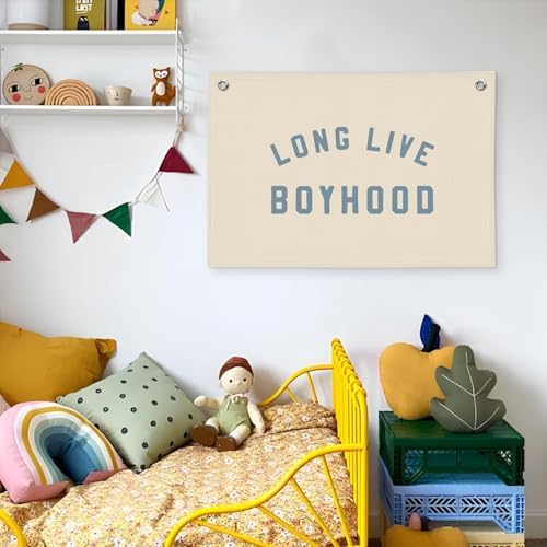 Boys Room Decor, Long Live Boyhood Banner, Toddler Boy Room Decor - Image 5