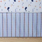 The Peanutshell 3 Piece Nautical Patch Baby Crib Bedding Set Boy, Baby Blanket - Image 4