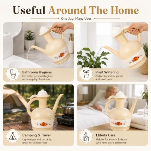 Beige Lota Bodna Toilet Wash Jug - Image 6