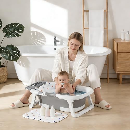 Baby Bathtub, Foldable Baby Bath Tub - Image 6