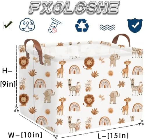 Rectangular Animals Baskets, Storage Bins - Image 7