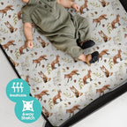 Pack n Play Sheets, BROLEX 2 Pack Mini Crib Sheets, Stretchy Portable Fitted - Image 4