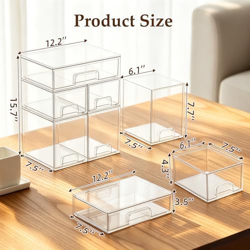 Baby Bottle Organizer 5 Pack Baby Bottle Storage Organizer Clear Bottles - Image 2