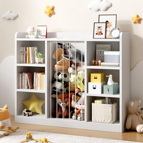 Toy Storage Organizer with 6 Cube, Stuffed Animal Storage by LEFURTURE
