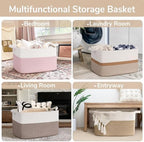 Goodpick Large Woven Rope Blanket Basket - Image 4