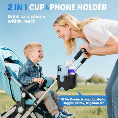 2 Pack Cup Holder for Walker: Stroller Cup Holder - Image 2