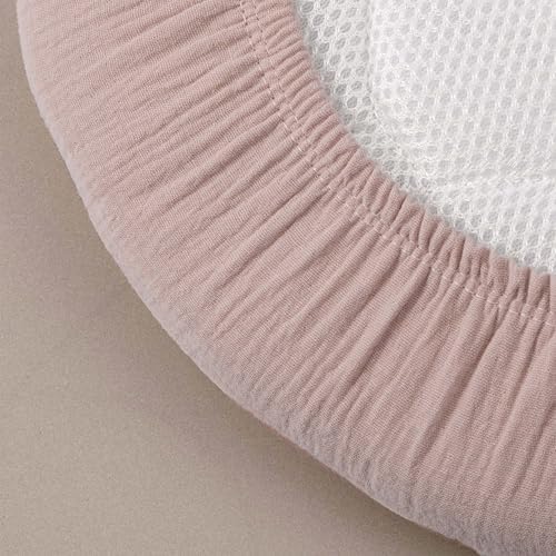 Muslin Bassinet Sheets 2 Pack, Universal Cotton Fitted Baby Mattress Sheet - Image 5