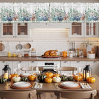Fall Thanksgiving Kitchen Curtains Valances - Image 6