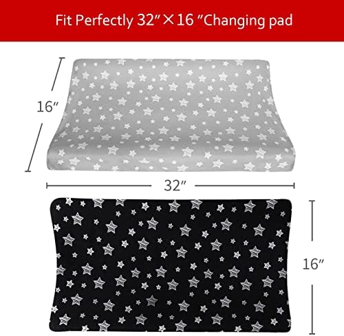 Changing Pad Cover for Boys Girls, Soft Unisex Diaper Change Table Sheets - Image 5