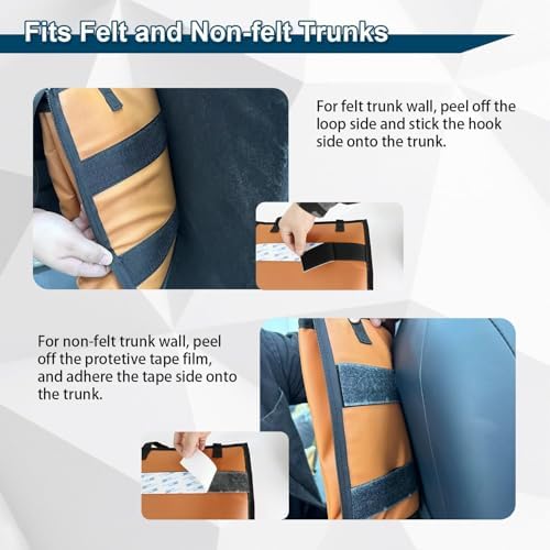 Deluxe Leather Trunk and Backseat Organizer - Image 5