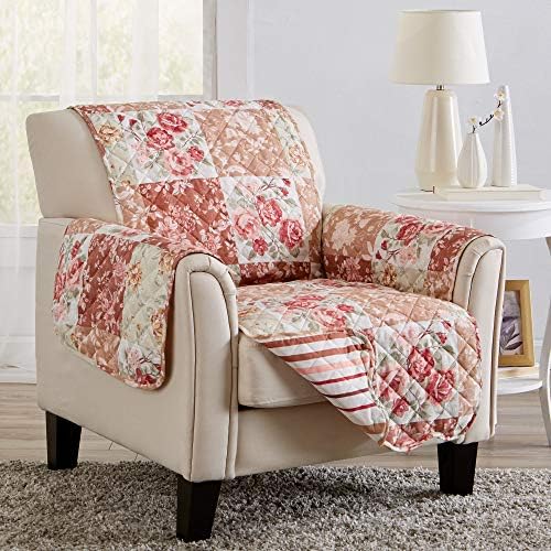 Great Bay Home Reversible Floral Patchwork Chair Furniture Protector by GreatBayHome
