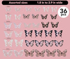 Butterfly Wall Decal Room Decor, Party Decor, Wedding Decoration, Aesthetic - Image 2