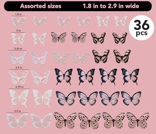 Butterfly Wall Decal Room Decor, Party Decor, Wedding Decoration, Aesthetic - Image 2