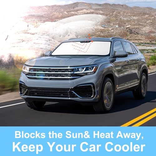 TINGLU Sun Shade for Volkswagen Atlas VW Atlas Cross Sport 2018-2025 2026 - Image 5