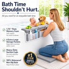 Comfortable Baby Bath Kneeler and Elbow Rest Pad Set, Non-Slip Bathtub Kneeling - Image 3