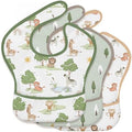 3 Pack Waterproof Baby Bibs for Eating, Mess Proof Feeding Bib by CivaruaKids