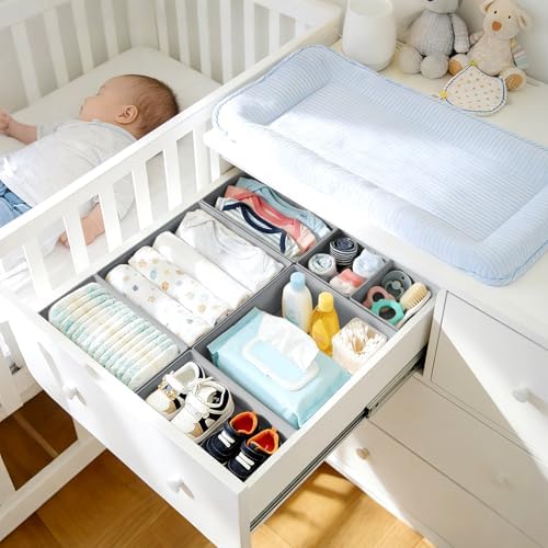 DIMJ Drawer Organizer Clothes, 30 Pack Dresser Organizer, Foldable Closet - Image 3