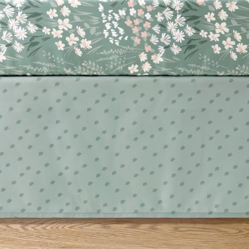The Peanutshell Sage Meadow 3-Piece Baby Girl Crib Bedding Set - Image 5