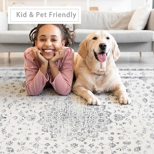 8x10 Washable Area Rugs for Living Room, Dining Room - Image 6