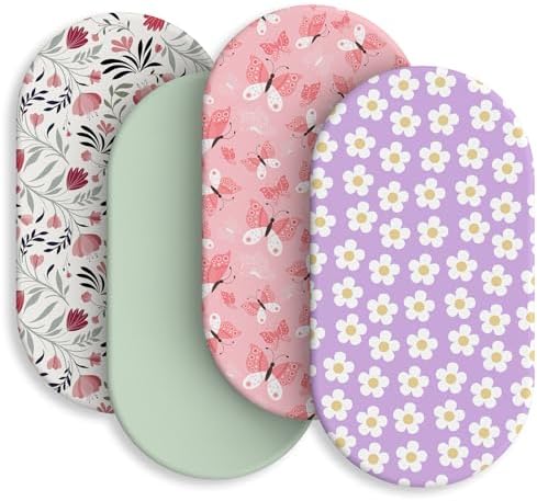 Baby Bassinet Sheets for Baby Boy Girls, Baby Delight, Angelbliss by Unknown