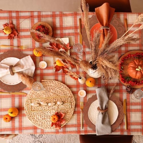 MCEAST 100 Pack Round Coffee Paper Doilies 13.5 Inches Lace Paper Place Mats - Image 6