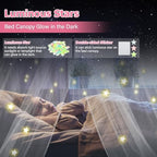 Bed Canopy with Lights, Bed Canopy - Image 3