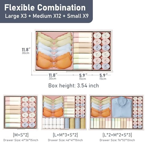 DIMJ Drawer Organizer Clothes Storage - Image 2