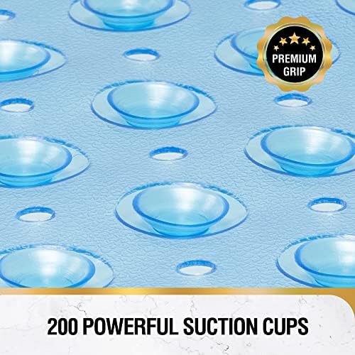 HITSLAM Bath Mat for Tub, Non Slip Bathtub Mat, 40 x 16 Inch Extra Long Bath - Image 2