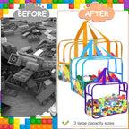 6 Colors Large, XXL Toy Storage Bags - Image 5