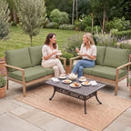 8Pcs Patio Cushion Covers Stretch Outdoor Furniture Protector Slipcovers - Image 2