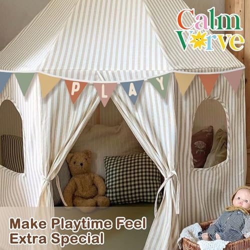 Playroom Decor, Play Sign Wall Pennant Banner Flags 5.5Ft - Image 7