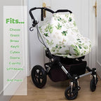 Nursing Cover Breastfeeding Scarf, Car Seat Covers - Image 6