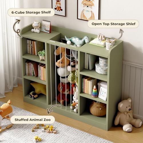 Toy Storage Organizer with 6 Cube, Stuffed Animal Storage - Image 4