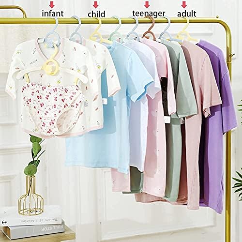 Baby Clothes Hangers 20 Pack, Plastic Kids Hangers Space Saving - Image 4