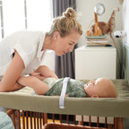 lulumoon Muslin Changing Pad Cover: Quilted Cotton Gentle on Baby's Skin - Image 5