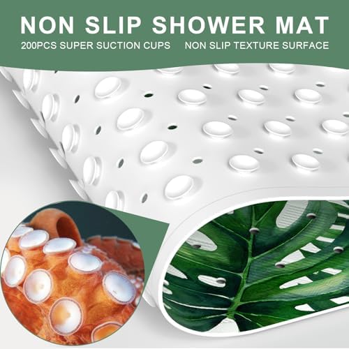 XIYUNTE Bath Mat for Tub Non Slip Kids Bathtub Mat 40x16 Baby Bath Mat - Image 3