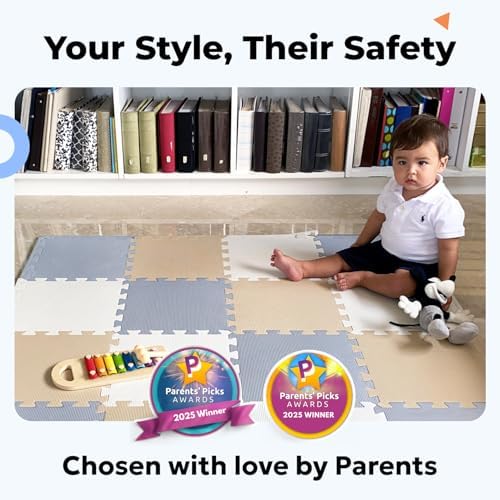 MioTetto Baby Play Mat, Soft Foam Floor Tiles - Image 6