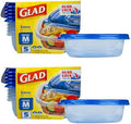Glad GladWare Entree Food Storage Containers, 25 Oz by GladTrashFoodStorage