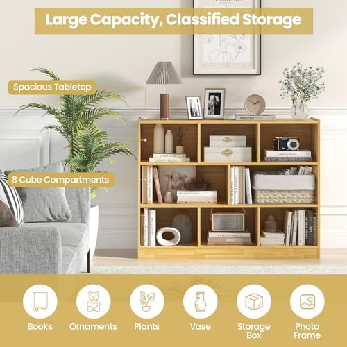 8 Cube Storage Organizer, Kids Cube Shelf Toy Storage - Image 3