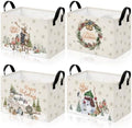 4 Pcs Christmas Storage Basket for Gifts Empty Large Christmas Storage Bins 15 by Bulyoou