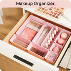 Vtopmart 44 PCS Plastic Drawer Organizers Set, Vanity Organizer Trays - Image 4