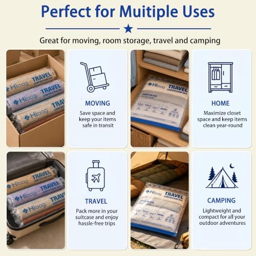 Compression Bags for Travel Essentials, Roll Up Bags No Vacuum Needed - Image 5