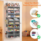 Ofiray-home 5-Tier Over Door Organizer, 10-Compartment Wide Storage Rack - Image 5