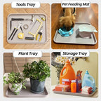 Boot Tray for Entryway Indoor, Heavy Duty Shoe Mat Tray 2 Packs, 16.7"x12.8" - Image 4