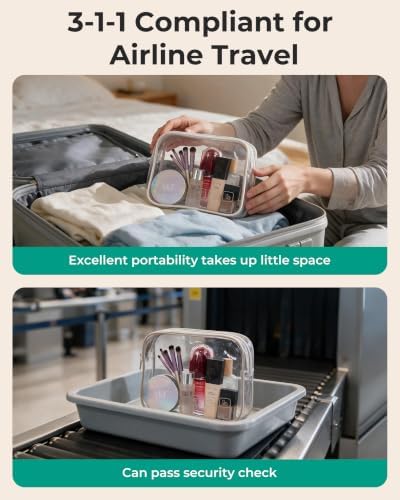 BAGSMART Toiletry Bag Hanging Travel Makeup Organizer - Image 5
