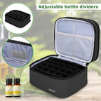 LUXJA Double-Layer Essential Oil Carrying Case Holds 30 Bottles - Image 4