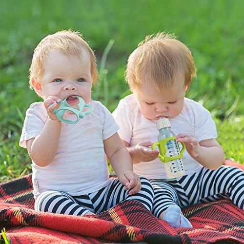 Aolso Silicone Baby Bottle Handles, Easy Grip Handles to Hold Baby Bottle - Image 7